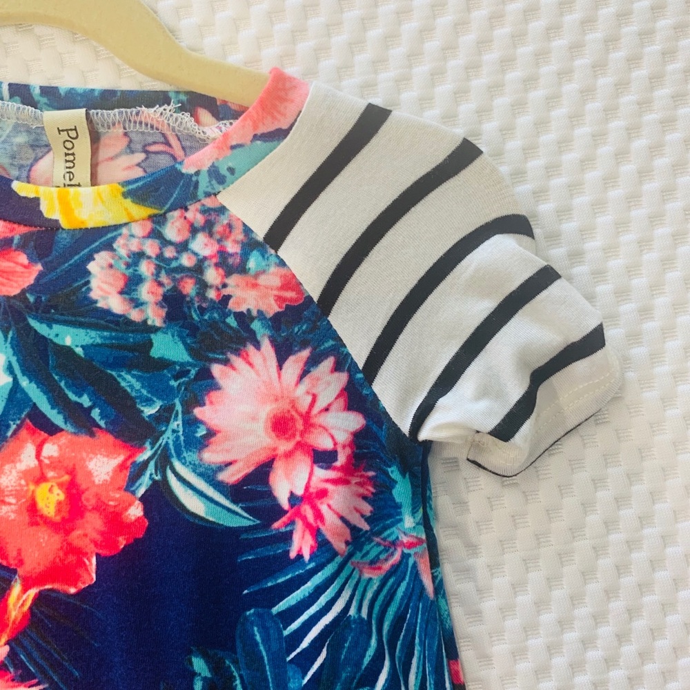 FLORAL | cap sleeved dress